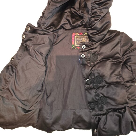 Ralph Lauren Black Stylish Puffer Jacket - Warm and Cozy for Your Little One - Picture 5 of 6